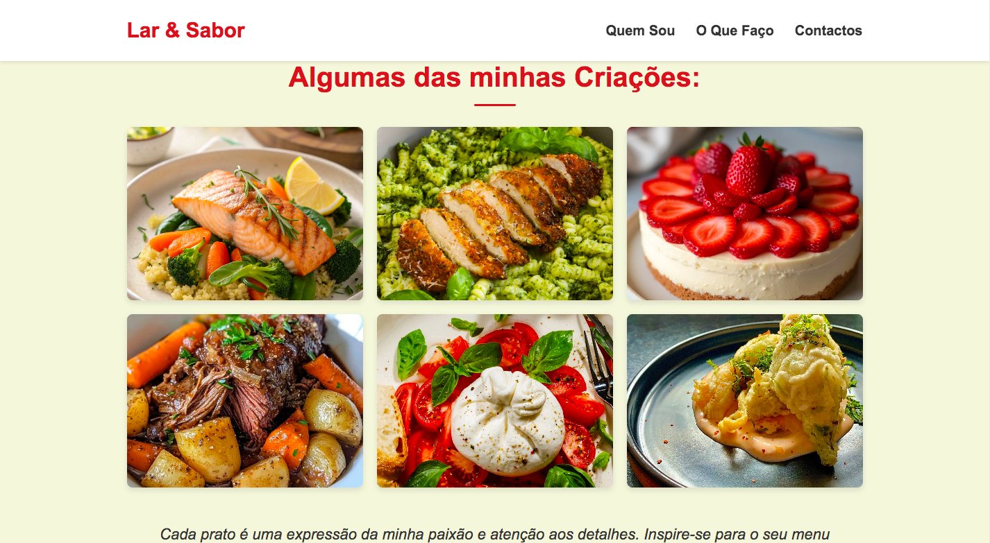 Personal Chef Website