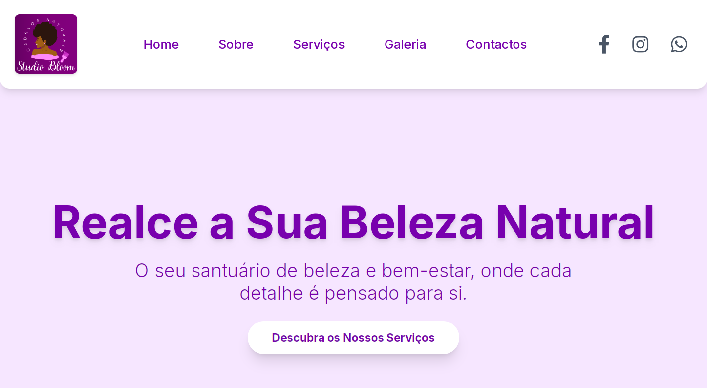 Website para Salão de Beleza