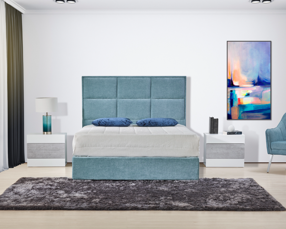 Lourini - Cama Estofada Sophie